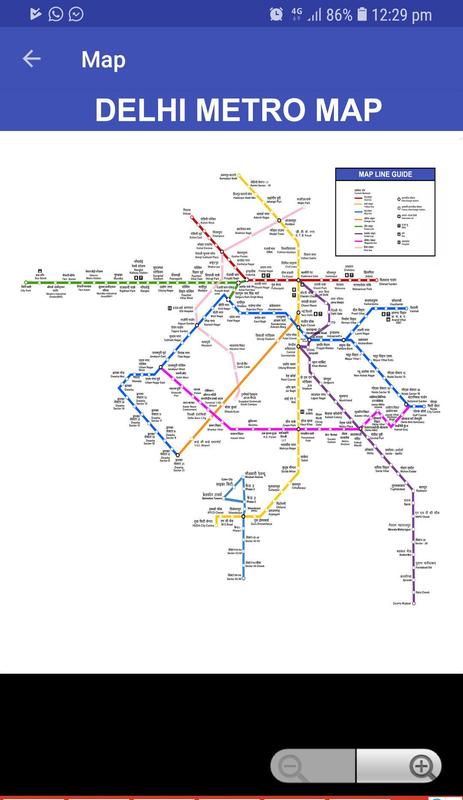 Metro map new delhi
